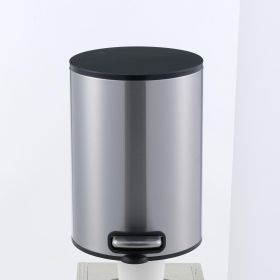 SSTC002-5L-S, Stainless Steel Kitchen Trash Can, 5L